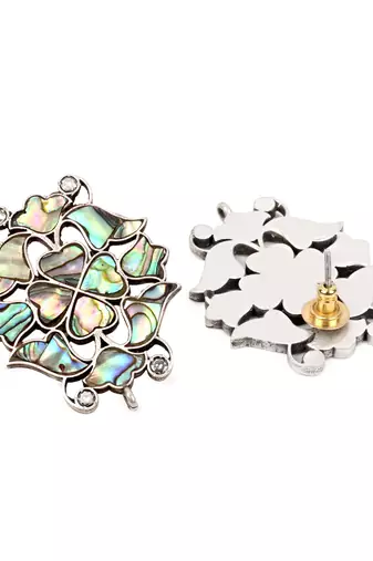Silver earrings