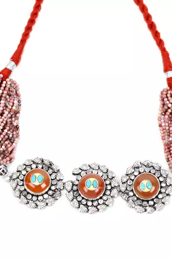 Silver necklaces