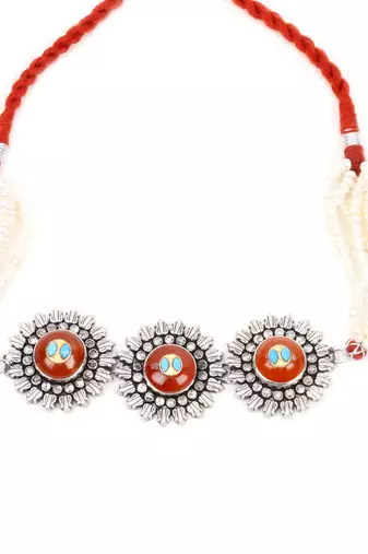Silver necklaces
