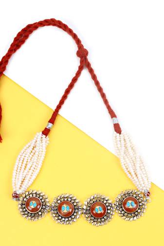 Silver necklaces