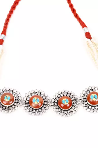 Silver necklaces