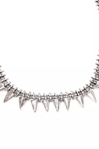 Silver necklaces