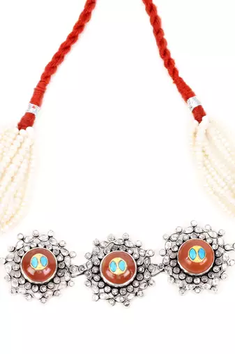 Silver necklaces