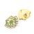 Gold turquoise earrings