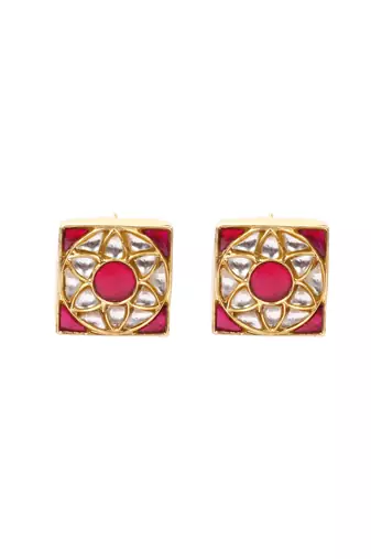 Gold earrings