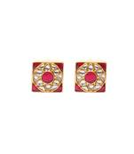 Gold earrings