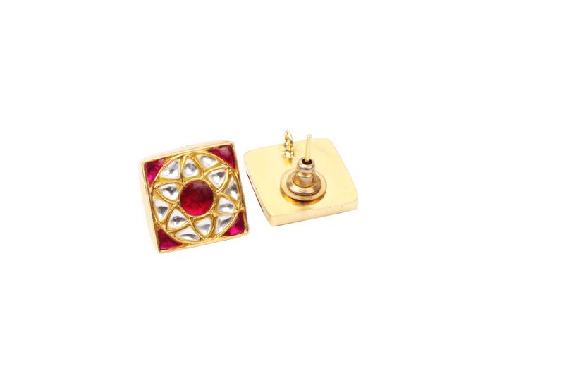 Gold earrings