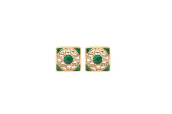 Gold earrings 1