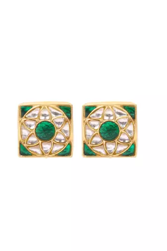 Gold earrings
