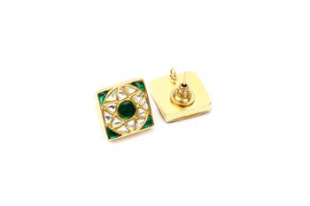 Gold earrings 2