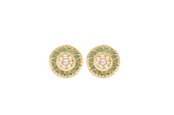 Gold earrings 1