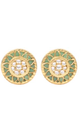 Gold earrings