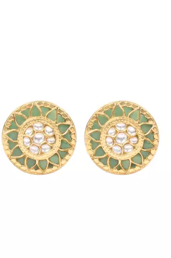 Gold earrings