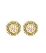 Gold earrings