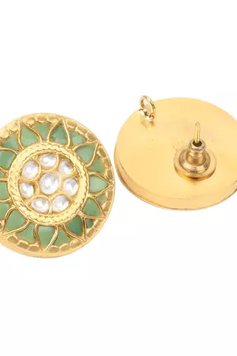 Gold earrings