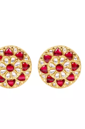 Gold earrings