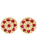 Gold earrings