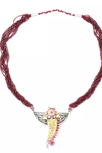 Silver necklaces