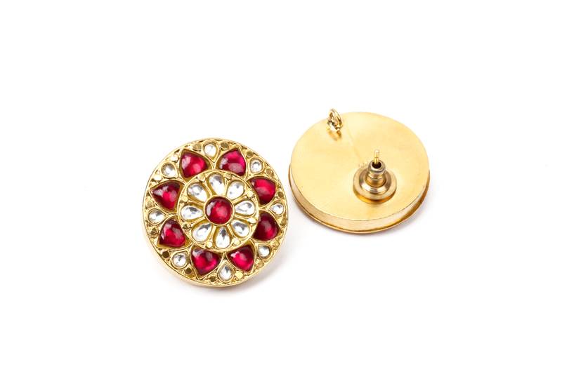 Gold earrings
