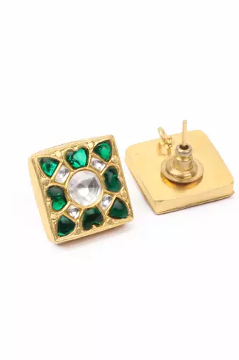 Gold earrings