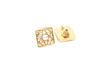 Gold earrings 2