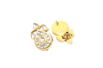 Gold earrings 2