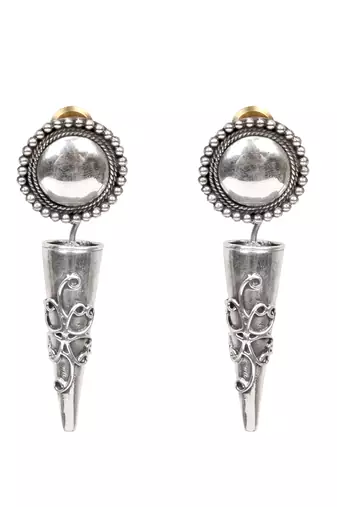 Silver earrings