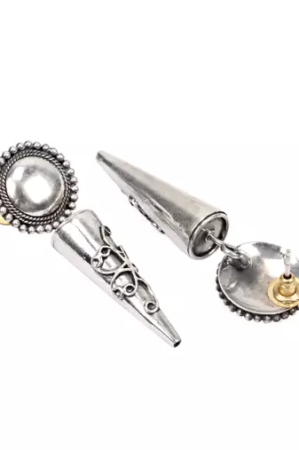 Silver earrings