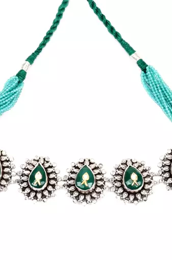 Silver necklaces