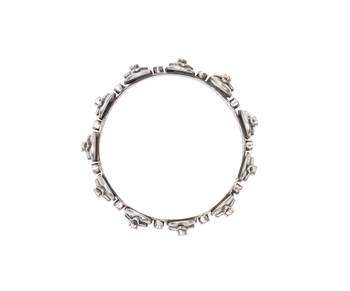 Silver cubic zirconia bracelets 4