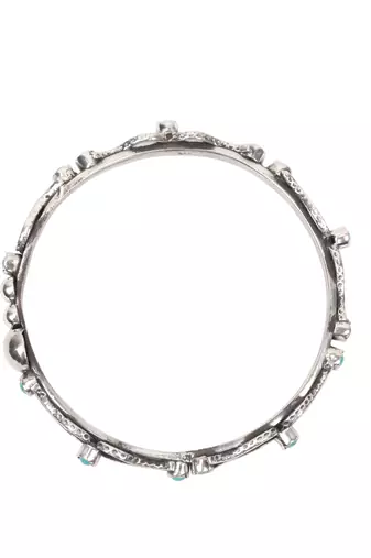 Silver turquoise bracelets