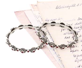 Silver cubic zirconia bracelets 1