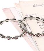 Silver cubic zirconia bracelets