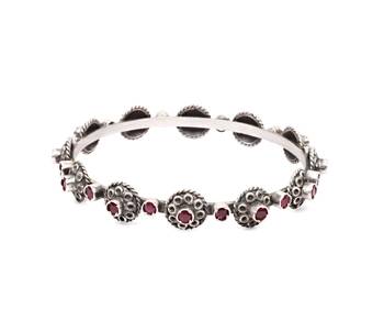 Silver cubic zirconia bracelets 2
