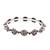 Silver cubic zirconia bracelets