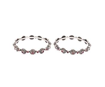 Silver cubic zirconia bracelets 4