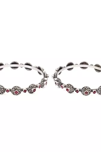 Silver cubic zirconia bracelets