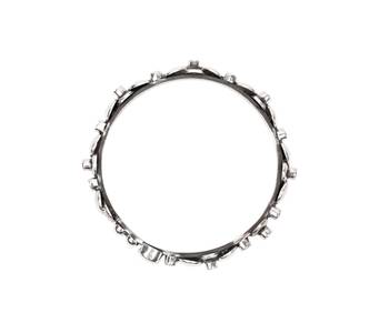 Silver emerald   bracelets 4