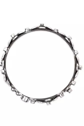 Silver emerald   bracelets