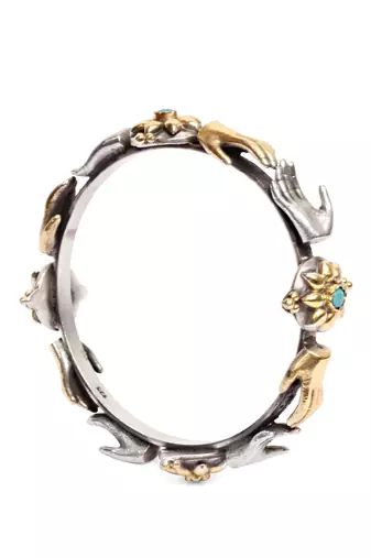 Silver turquoise bracelets