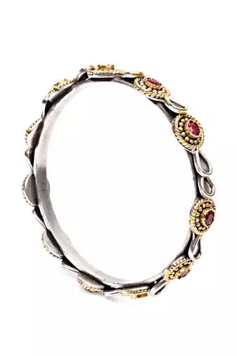Silver cubic zirconia bracelets
