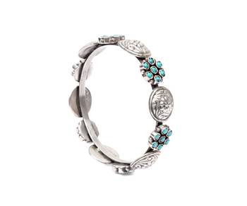 Silver turquoise bracelets 3