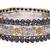 Silver lapis lazuli bracelets