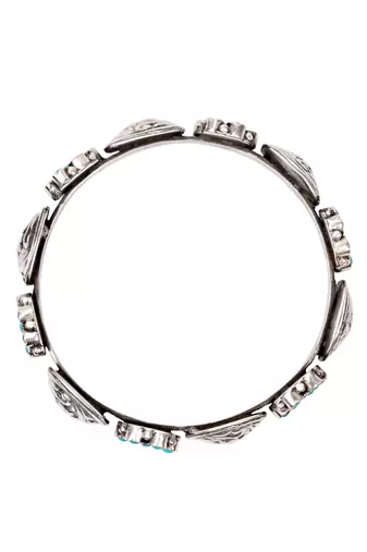 Silver turquoise bracelets