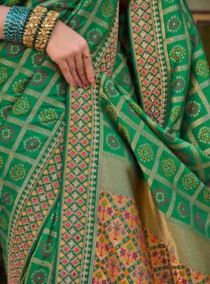 heavy Art Silk Sarees With beautiful Zari Embroidery Work 2