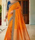 heavy Art Silk Sarees With beautiful Zari Embroidery Work