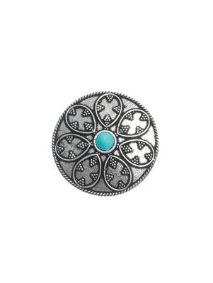 Blue artificial stone rings 1