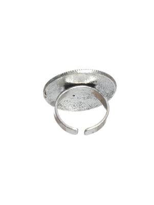 Blue artificial stone rings 2