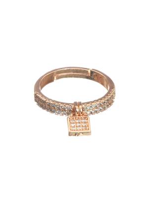 Gold american diamond rings 3