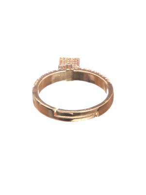 Gold american diamond rings 4